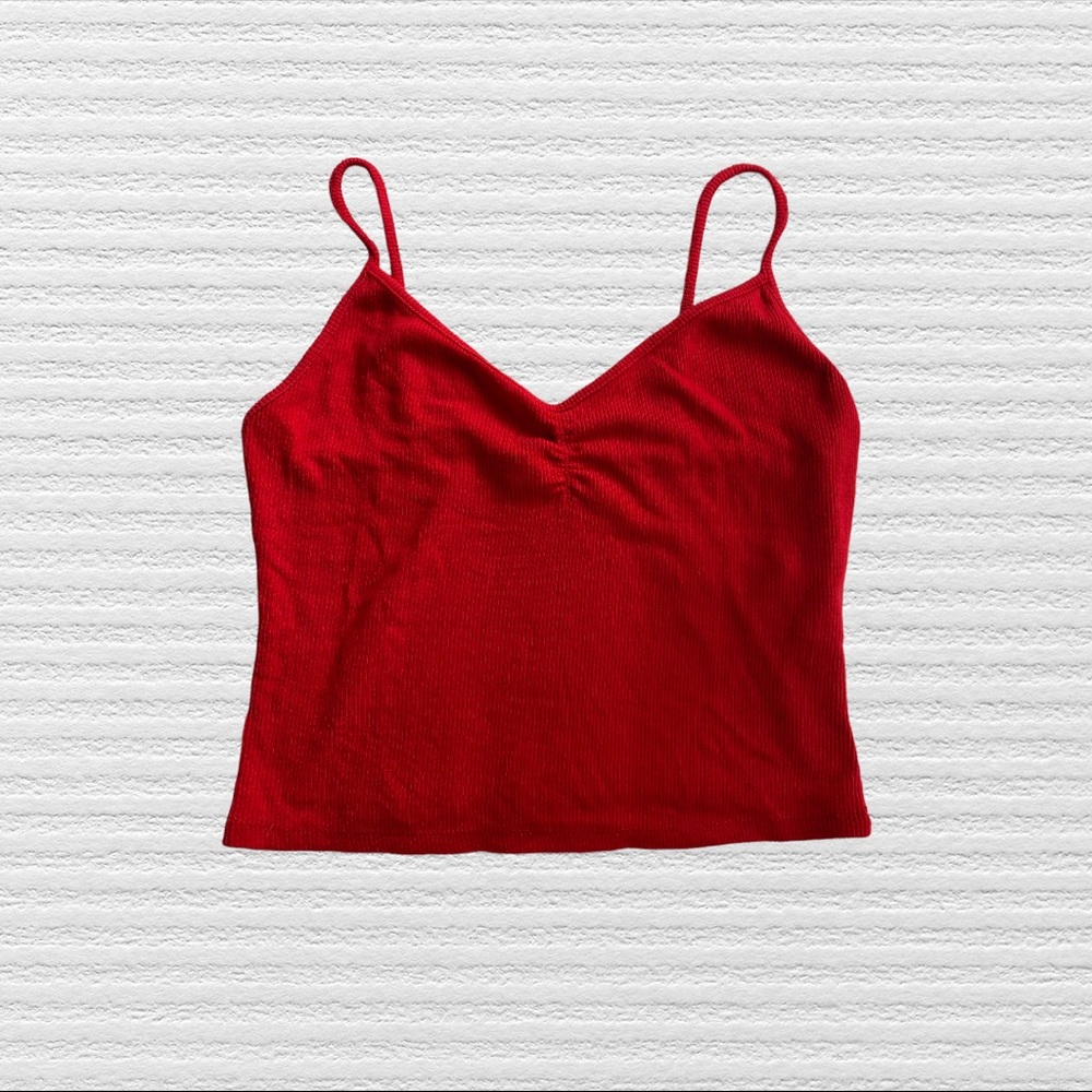 Red tank top